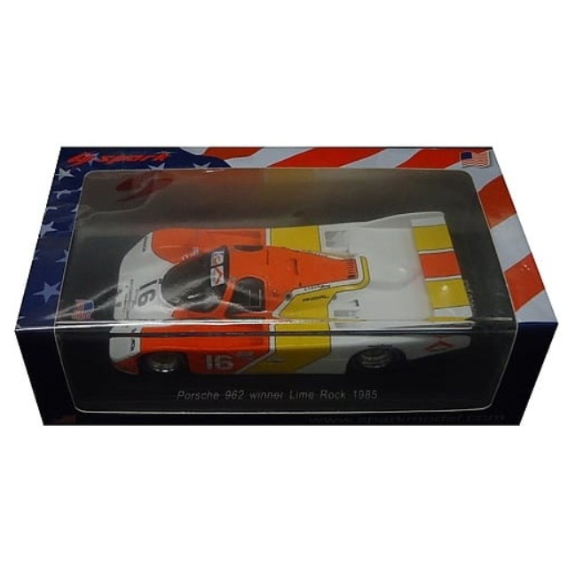 [MDL] 1/43 Porsche 962 Winner Lime Rock 2 Hours 1985 Drake Olson #16 完成品 ミニカー(US031) SPARK(スパーク)