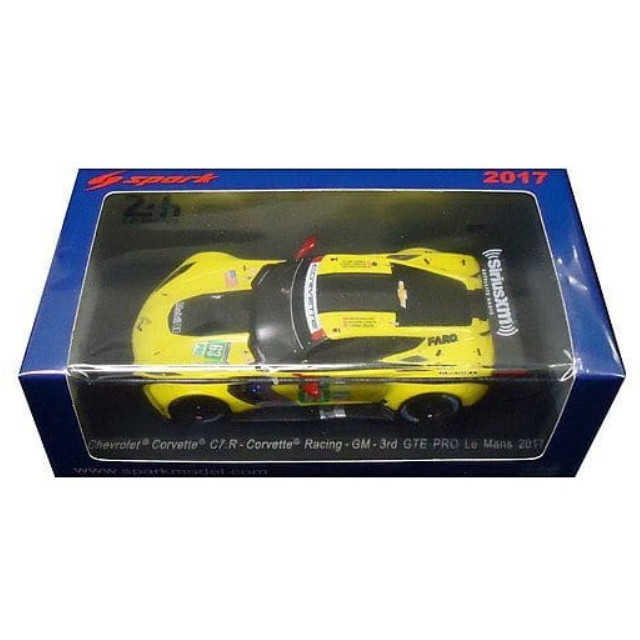 [MDL] 1/43 Chevrolet Corvette C7.R Le Mans 2017 Corvette Racing ‐ GM J.Magnussen - A.Garcia - J.Taylor #63 完成品 ミニカー(S5831) SPARK(スパーク)