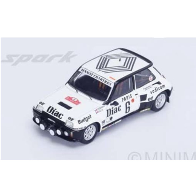 [MDL] 1/43 Renault 5 Turbo 4th Monte Carlo Rallye 1984 J.-L.Therier - M.Vial #6 完成品 ミニカー(S3861) SPARK(スパーク)