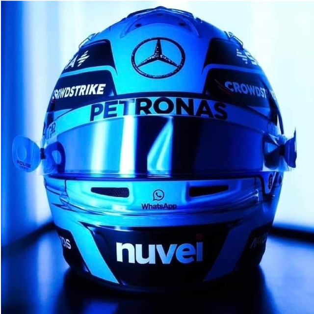 [MDL] 1/5 George Russell 2024 完成品 ミニカー(5HF146) SPARK(スパーク)