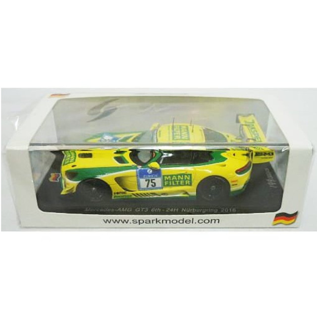 [MDL] 1/43 Mercedes-AMG GT3 6th 24h Nurburgring 2016 MANN-FILTER Team ZAKSPEED K.Heyer-S.Asch-L.Ludwig-D.Keilwitz #75 完成品 ミニカー(SG235) SPARK(スパーク)