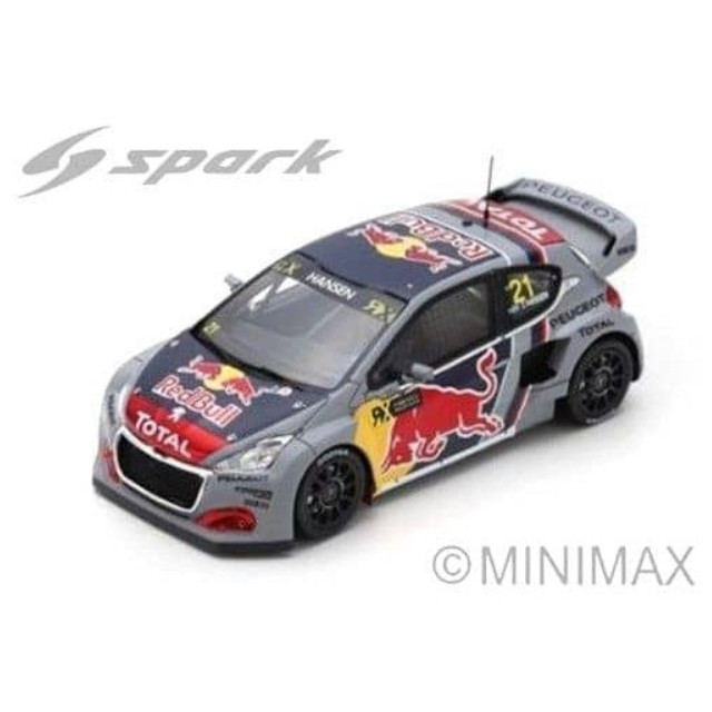 [MDL] 1/43 Peugeot 208 WRX 3rd Rd.3 World RX of Belgium 2018 - Team Peugeot Total Timmy Hansen #21 完成品 ミニカー(S7805) SPARK(スパーク)