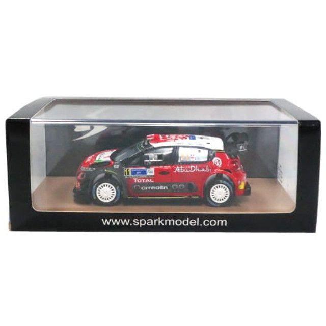 [MDL] 1/43 Citroen C3 WRC Rally Mexico 2018 TOTAL #11(レッド×ホワイト×ブラック) 完成品 ミニカー(S5962) SPARK(スパーク)