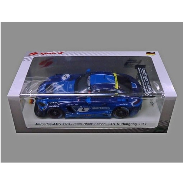 [MDL] 1/43 Mercedes-AMG GT3 Black Falcon Nurburgring 24H 2017 H.Haupt - A.Al Faisal - L.Stolz - D.Juncadella #4 完成品 ミニカー(SG316) SPARK(スパーク)