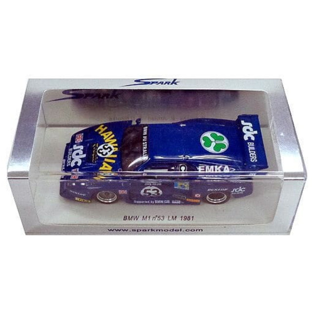 [MDL] 1/43 BMW M1 LM1981 EMKA #53(ブルー) 完成品 ミニカー(S1582) SPARK(スパーク)