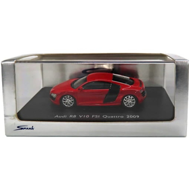 [MDL] Audi R8 V10 FSI Quattro 2009(レッド×ブラック) 完成品 ミニカー(87S109) SPARK(スパーク)