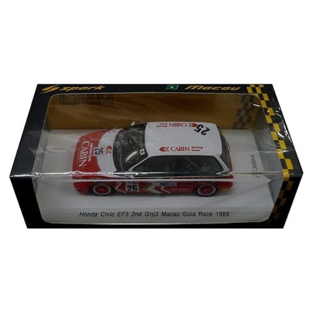 [MDL] 1/43 Honda Civic EF3 2nd Grp3 Macau Guia Race 1989 Yasuo Muramatsu #25 完成品 ミニカー(SA127) SPARK(スパーク)