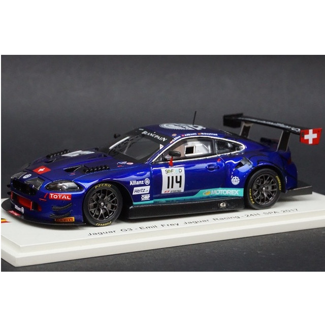 [MDL] 1/43 Emil Frey Jaguar G3 24H SPA 2017 Emil Frey Jaguar Racing M. Seefried - J. Hirschi - C. Klien #114 完成品 ミニカー(SB173) SPARK(スパーク)