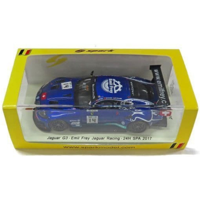 [MDL] 1/43 Emil Frey Jaguar G3 24H SPA 2017 Emil Frey Jaguar Racing L. Frey - S. Ortelli - A. Costa #14 完成品 ミニカー(SB168) SPARK(スパーク)