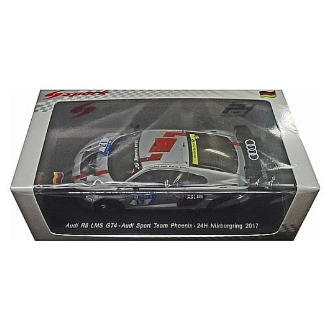 [MDL] 1/43 Audi R8 LMS GT4 Audi Sport Team Phoenix Nurburgring 24H 2017 J.Lappalainen - A.Mies - P.Terting - A.Yoong #17 完成品 ミニカー(SG301) SPARK(スパーク)