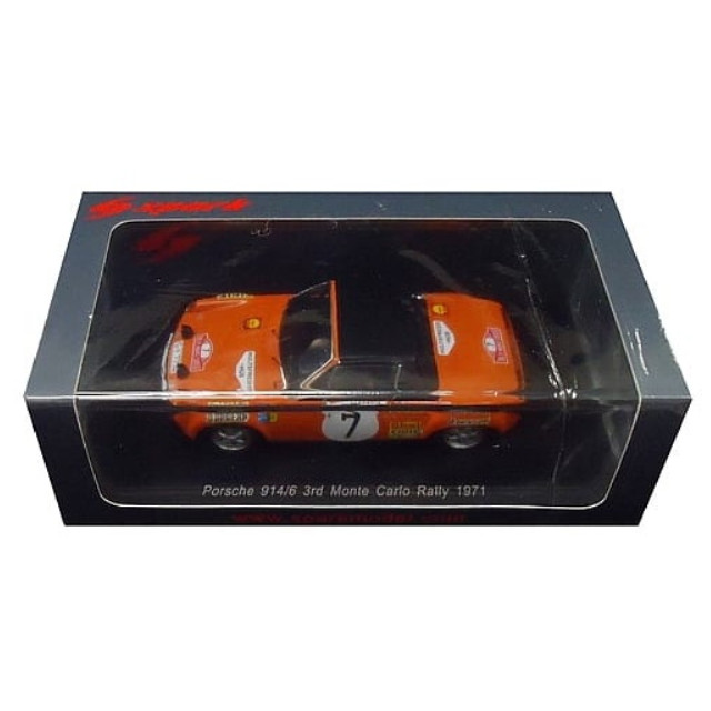 [MDL] 1/43 Porsche 914/6 3rd Monte Carlo Rally 1971 B.Waldegard - H.Thorszelius #7 完成品 ミニカー(S5582) SPARK(スパーク)
