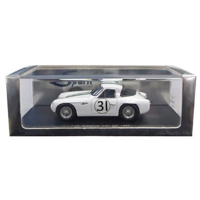 [MDL] 1/43 TVR Grantura LM 1962 #31(ホワイト×グリーン) 完成品 ミニカー(S0223) SPARK(スパーク)