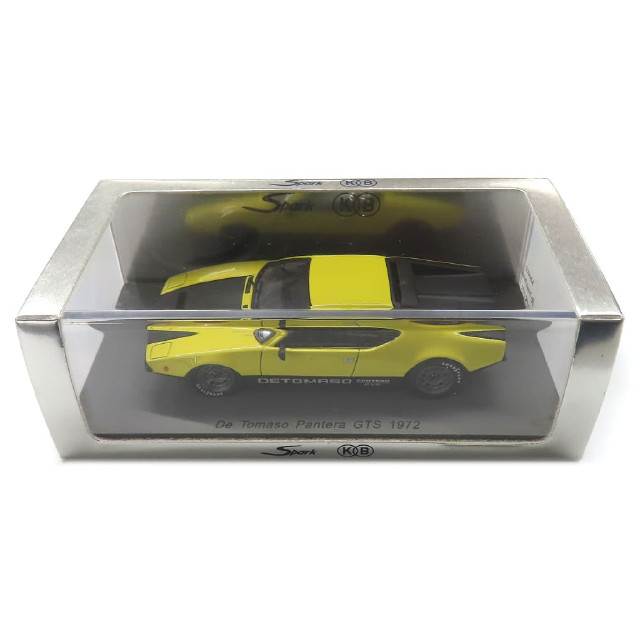 [MDL] 1/43 De Tomaso Pantera GTS 1972(イエロー×ブラック) 完成品 ミニカー(KBS022) SPARK(スパーク)