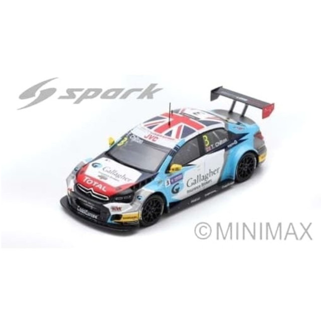 [MDL] 1/43 Citroen C-Elysee WTCC Sebastien Loeb Racing 3rd Rd.2 Macau Guia Race 2017 Tom Chilton #3 完成品 ミニカー(SA159) SPARK(スパーク)