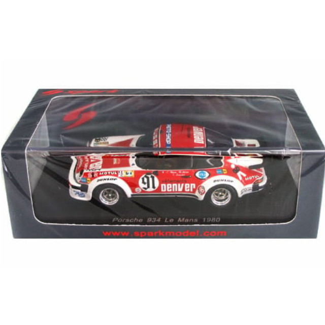 [MDL] 1/43 Porsche 934 Le Mans 1980 C.Bussi - B.Salam - C.Grandet #91 完成品 ミニカー(S4421) SPARK(スパーク)