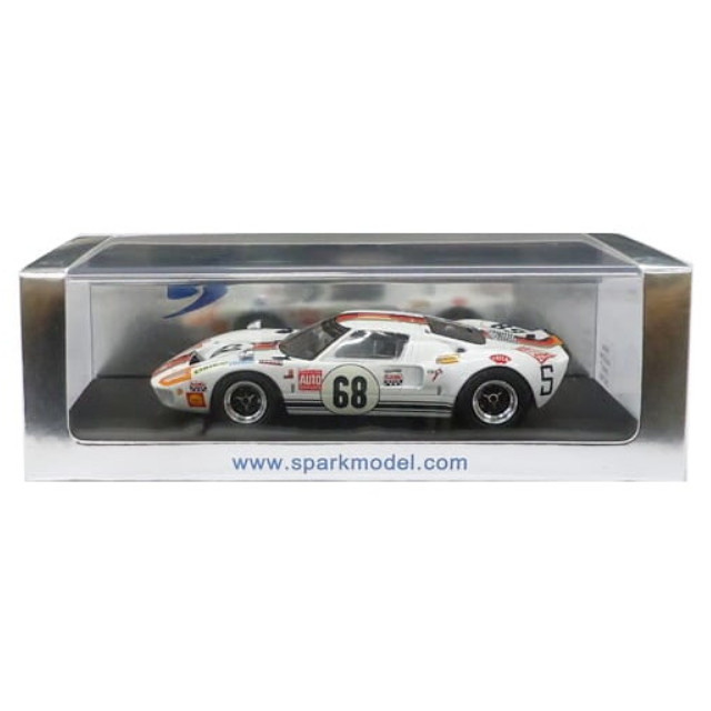 [MDL] 1/43 Ford GT40 6th LM 1969 SHELL #68(ホワイト×ブラック×レッド) 完成品 ミニカー(S4066) SPARK(スパーク)