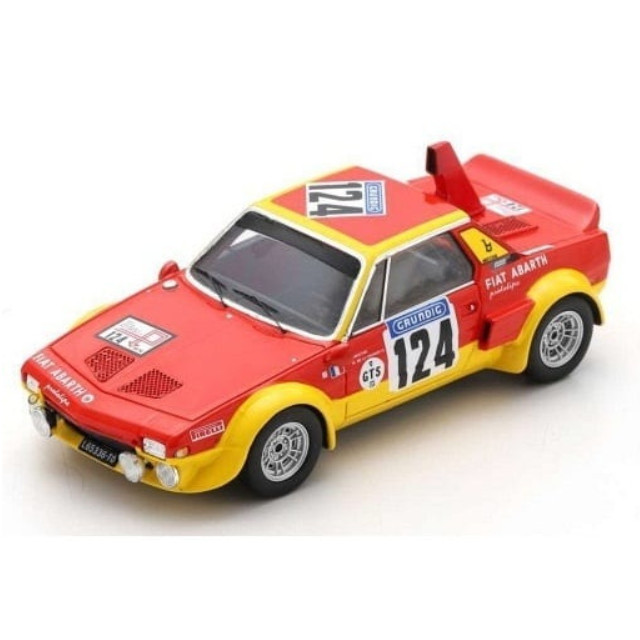 [MDL] 1/43 Fiat X 1/9 Abarth Tour de France Automobile 1974 C. Beckers - M. de la Grandrive #124 完成品 ミニカー(SF265) SPARK(スパーク)