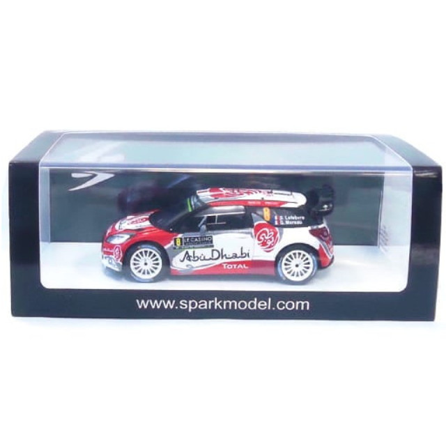 [MDL] 1/43 DS3 WRC Abu Dhabi Total World Rally Team 5th Monte Carlo 2016 MICHELIN #8(ホワイト×レッド) 完成品 ミニカー(S4963) SPARK(スパーク)