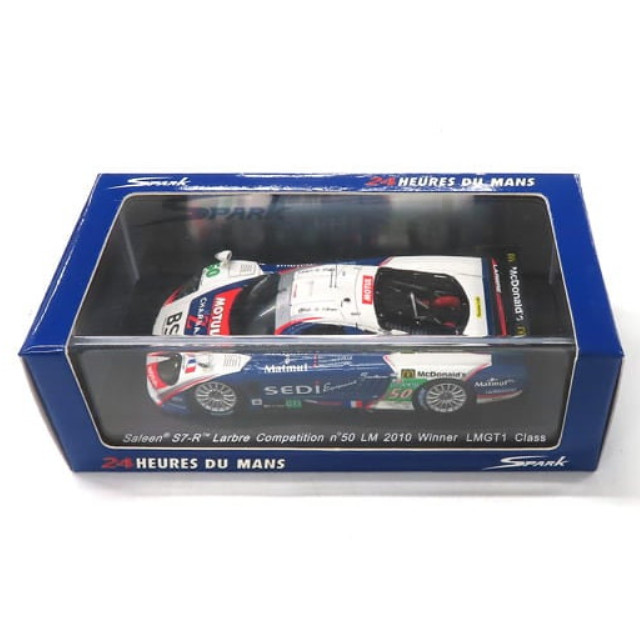 [MDL] 1/43 Saleen S7-R Larbre Competition LM 2010 MOTUL #50(ホワイト×ブルー×オレンジ) 完成品 ミニカー(S2572) SPARK(スパーク)