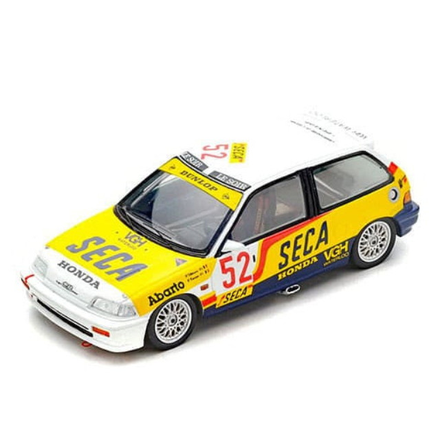 [MDL] 1/43 Honda Civic EF3 1st GrpN Div.2 24H Spa-Francorchamps 1989 SECA #52(イエロー×ホワイト×ブラック) 完成品 ミニカー(SB136) SPARK(スパーク)
