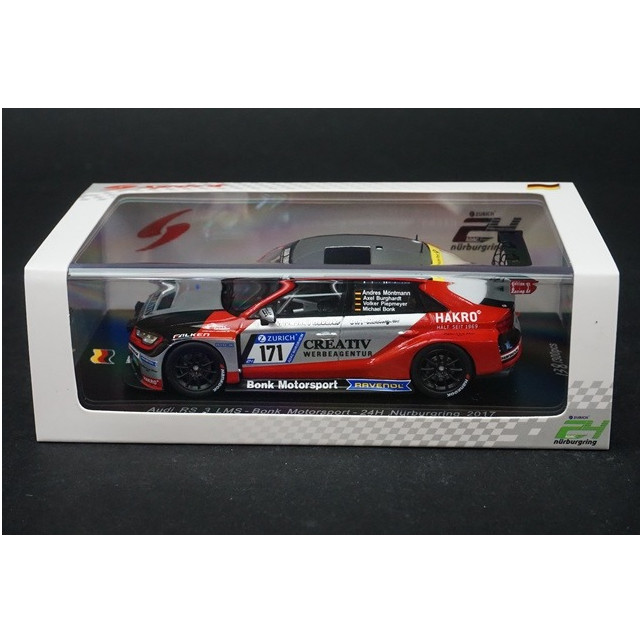 [MDL] 1/43 Audi RS3 LMS Bonk Motorsport Nurburgring 24H 2017 M.Bonk - V.Piepmeyer - A.Burghardt - A.Montmann #171 完成品 ミニカー(SG304) SPARK(スパーク)