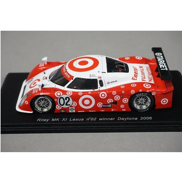 [MDL] 1/43 Riley MK XI Lexus Winner Daytona 2006 TARGET #02(レッド×ホワイト) 完成品 ミニカー(43DA06) SPARK(スパーク)