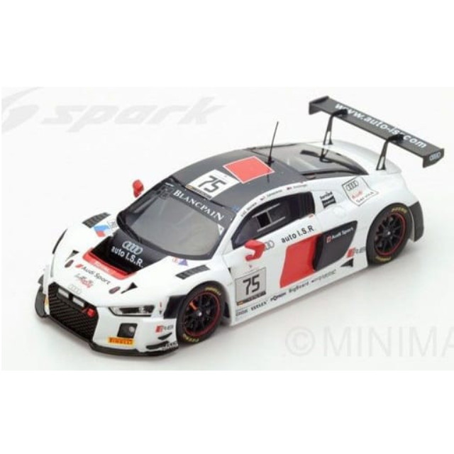 [MDL] 1/43 Audi R8 LMS 9th - 24h SPA 2016 ISR F.Salaquarda - E.Mortara - M.Stockinger #75 完成品 ミニカー(SB129) SPARK(スパーク)