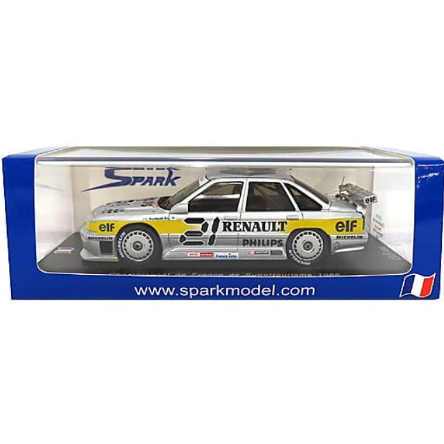 [MDL] 1/43 Championnat de France de Supertourisme 1988 RENAULT #21(シルバー×イエロー) 完成品 ミニカー(SF015) SPARK(スパーク)