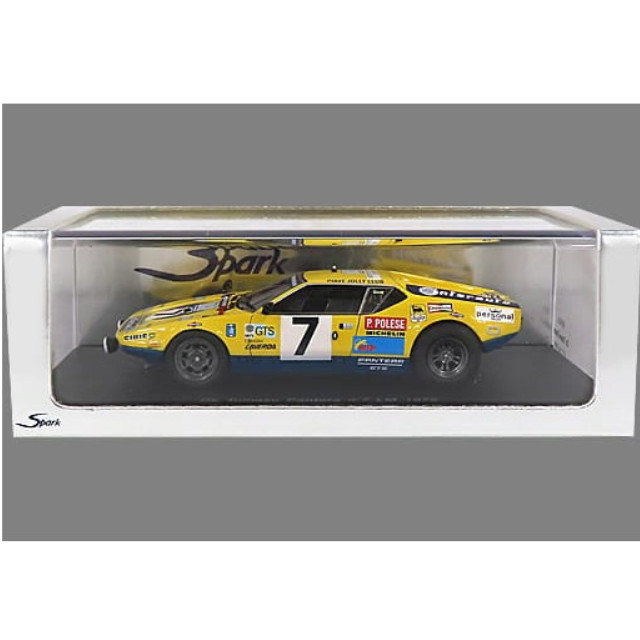 [MDL] 1/43 De Tomaso Pantera LM 1975 MOTUL #7(イエロー×ブルー) 完成品 ミニカー(S0526) SPARK(スパーク)
