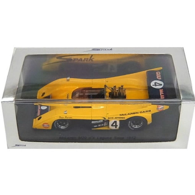 [MDL] 1/43 McLaren M20 Laguna Seca 1972 Gulf #4(オレンジ) 完成品 ミニカー(S1116) SPARK(スパーク)