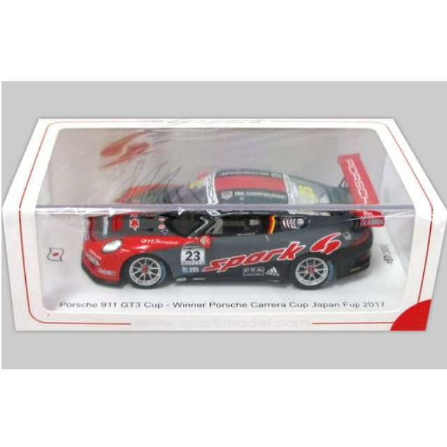 [MDL] 1/43 Porsche 911 GT3 Cup Winner Porsche Carrera Cup Japan Fuji 2017 Philip Hamprecht #23 完成品 ミニカー(SJ052) SPARK(スパーク)