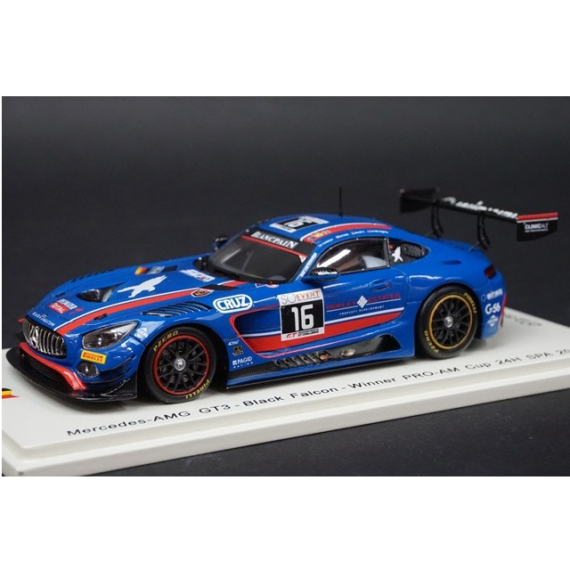 [MDL] 1/43 Mercedes-AMG GT3 24H SPA 2017 Black Falcon O. Morley - M. Toril - M. Kirchhofer - M. Gotz #16 完成品 ミニカー(SB148) SPARK(スパーク)