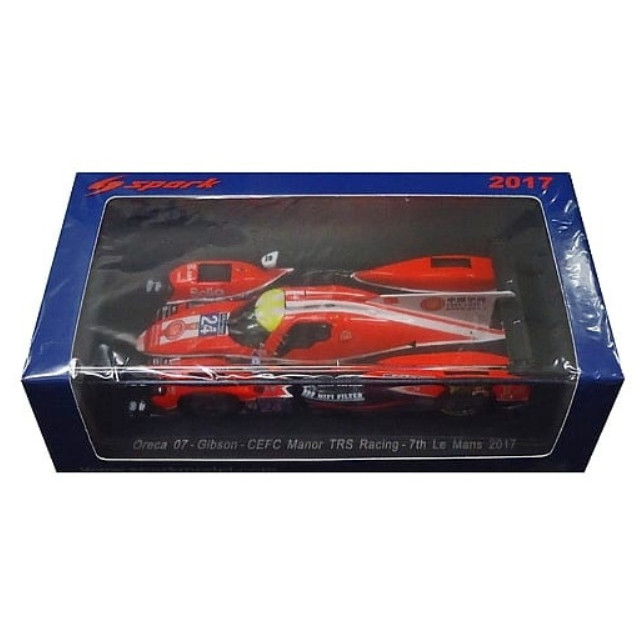 [MDL] 1/43 Oreca 07 ‐ Gibson Le Mans 2017 CEFC Manor TRS Racing T.Graves - J.Hirschi - J.‐E.Vergne #24 完成品 ミニカー(S5811) SPARK(スパーク)