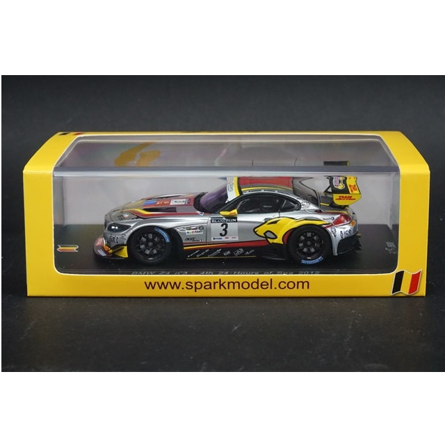 [MDL] 1/43 BMW Z4 4th 24 Hours of Spa 2012 #3(シルバー×イエロー×レッド) 完成品 ミニカー(SB030) SPARK(スパーク)