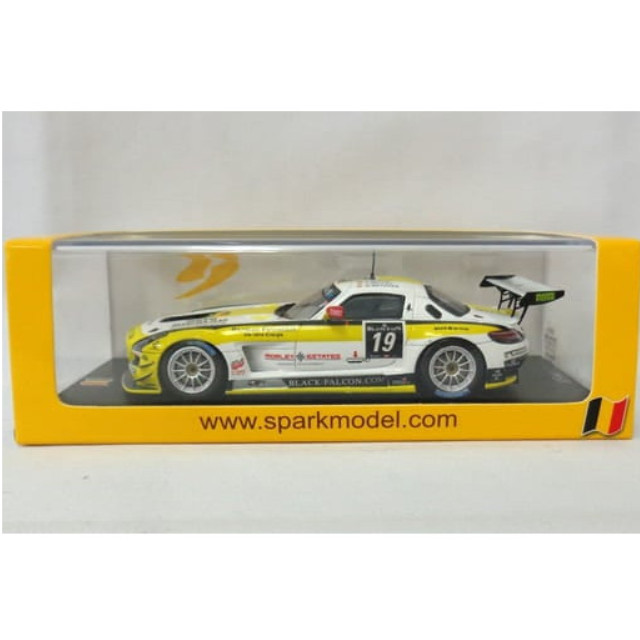 [MDL] 1/43 Mercedes-Benz SLS AMG GT3 19th 24Hours of Spa 2012 MICHELIN #19(ホワイト×イエロー) 完成品 ミニカー(SB034) SPARK(スパーク)