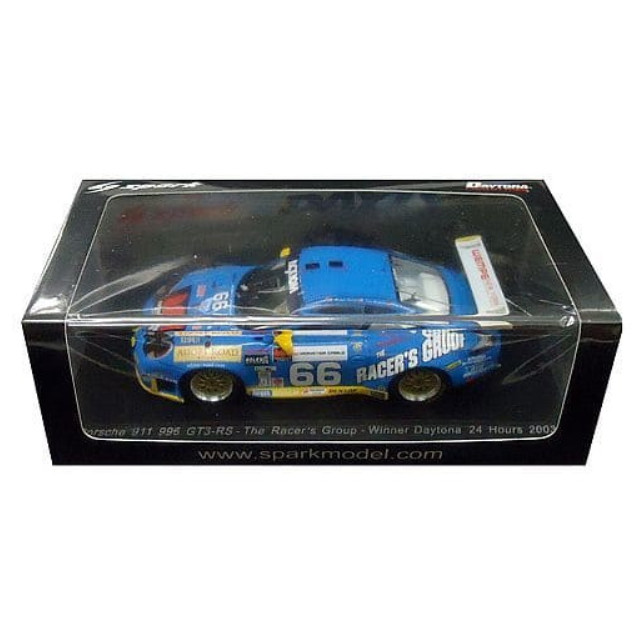 [MDL] 1/43 Porsche 911 GT3 RS Winner 24h of Daytona 2003 J.Bergmeister-T.Bernhard-M.Schrom-K.Buckler #66 完成品 ミニカー(43DA03) SPARK(スパーク)