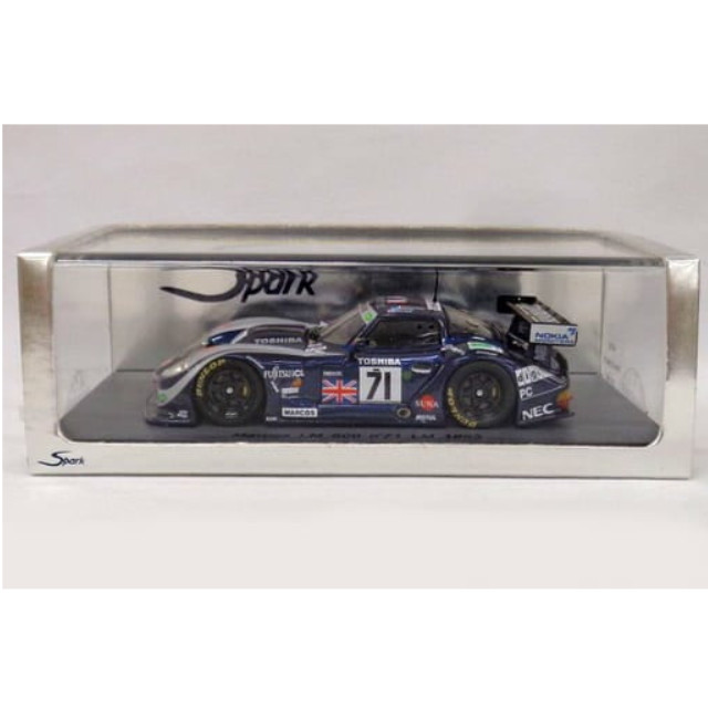 [MDL] 1/43 Marcos LM 600 LM 1995 TOSHIBA #71(ネイビー×シルバー×ブラック) 完成品 ミニカー(S0782) SPARK(スパーク)