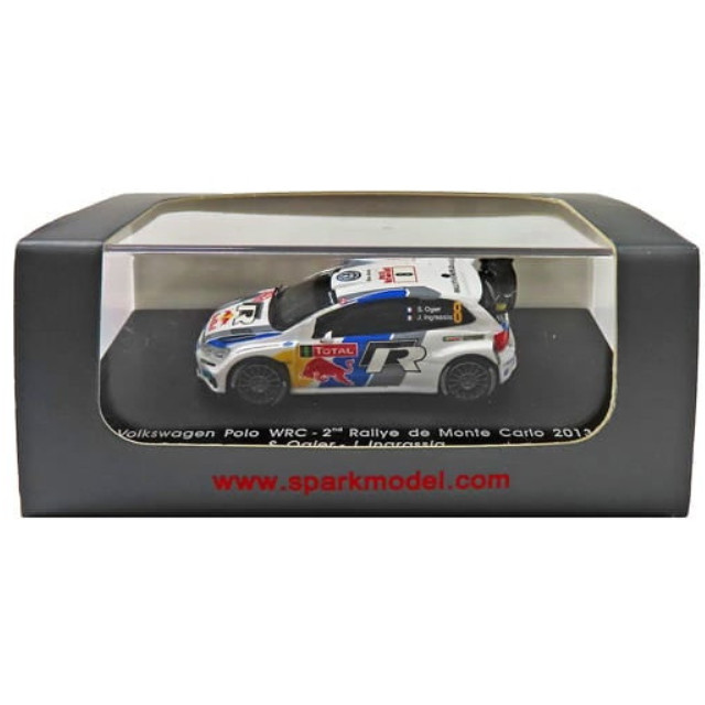 [MDL] 1/87 Volkswagen Polo R WRC 2nd Monte Carlo 2013 S.Ogier - J.Ingrassia #8 完成品 ミニカー(87S137) SPARK(スパーク)