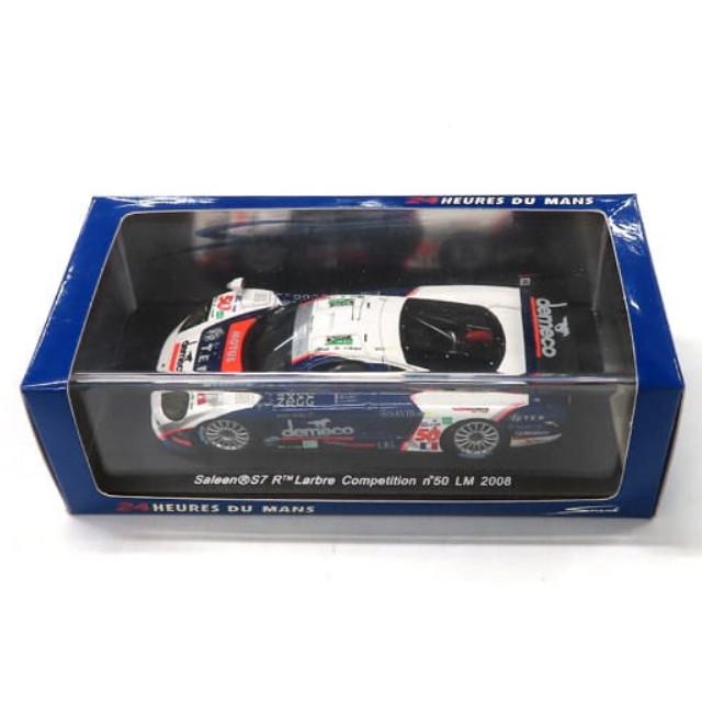 [MDL] 1/43 Saleen S7-R Larbre Competition LM 2008 MOTUL #50(ホワイト×ネイビー×オレンジ) 完成品 ミニカー(S1492) SPARK(スパーク)