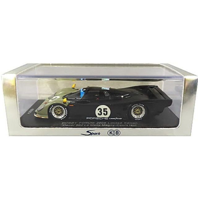 [MDL] 1/43 Dauer 962 Le Mans Magny-Cours test GOODYEAR #35(ブラック×カーキ) ホビーフォーラム 2009限定 完成品 ミニカー(KBS074) SPARK(スパーク)
