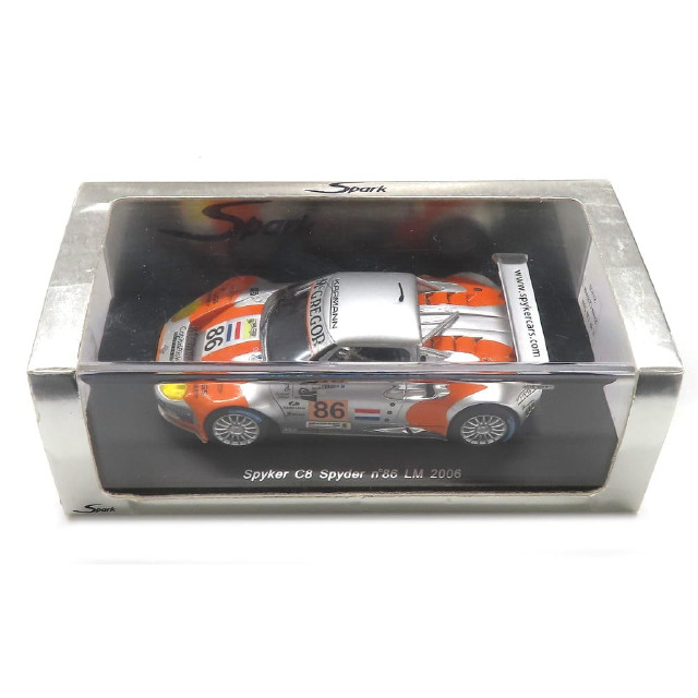 [MDL] 1/43 Spyker C8 Spyder LM 2006 #86(シルバー×オレンジ) 完成品 ミニカー(S0320) SPARK(スパーク)
