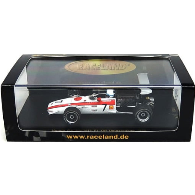 [MDL] 1/43 Honda RA301 V12 F1 GP Deutschland 1968 SHELL #7(ホワイト×レッド) Gold Edition RACELAND特注 完成品 ミニカー(RS1704) SPARK(スパーク)