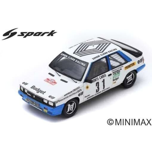 [MDL] 1/43 Renault 11 Turbo No.31 Rally Monte Carlo 1985 A. Oreille - S. Oreille 完成品 ミニカー(S5566) SPARK(スパーク)