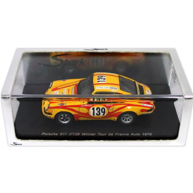[MDL] 1/43 Porsche 911 n 139 Winner Tour de France Auto 1970 #139 (イエロー) 完成品 ミニカー(S0976) SPARK(スパーク)