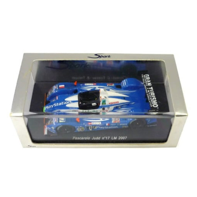 [MDL] 1/43 Pescarolo Judd LM 2007 PlayStation #17(ブルー×ホワイト) 完成品 ミニカー(S0354) SPARK(スパーク)