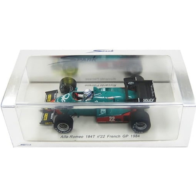 [MDL] 1/43 Alfa Romeo 184T French GP 1984 benetton #22(グリーン×レッド) 完成品 ミニカー(S1711) SPARK(スパーク)
