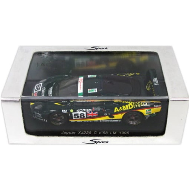 [MDL] 1/43 Jaguar XJ220C LM 1995 Castrol #58(グリーン×イエロー) 完成品 ミニカー(S0765) SPARK(スパーク)