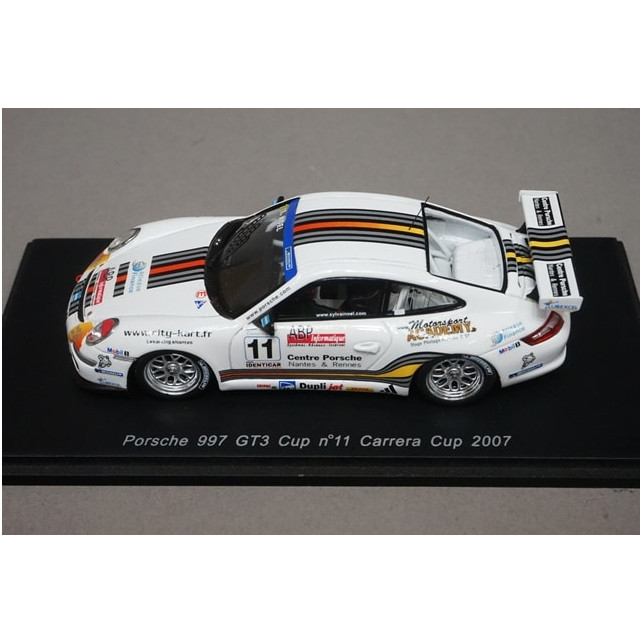 [MDL] 1/43 Porsche 997 GT3 Cup Carrera Cup 2007 MICHELIN #11(ホワイト) 完成品 ミニカー(MX004) SPARK(スパーク)