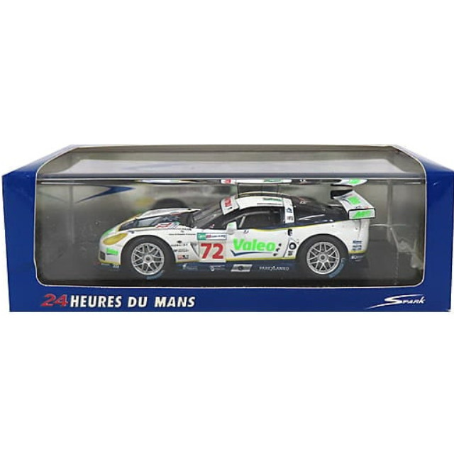 [MDL] 1/43 Corvette C6-R Team Luc Alphand AventuresLM 2008 Valeo #72(ホワイト×ネイビー×イエロー) 完成品 ミニカー(S1488) SPARK(スパーク)