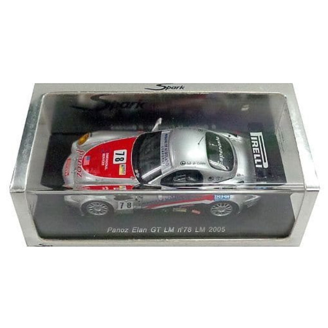 [MDL] 1/43 Panoz Elan GT LM LM 2005 PIRELLI #78(シルバー×レッド) 完成品 ミニカー(S0097) SPARK(スパーク)
